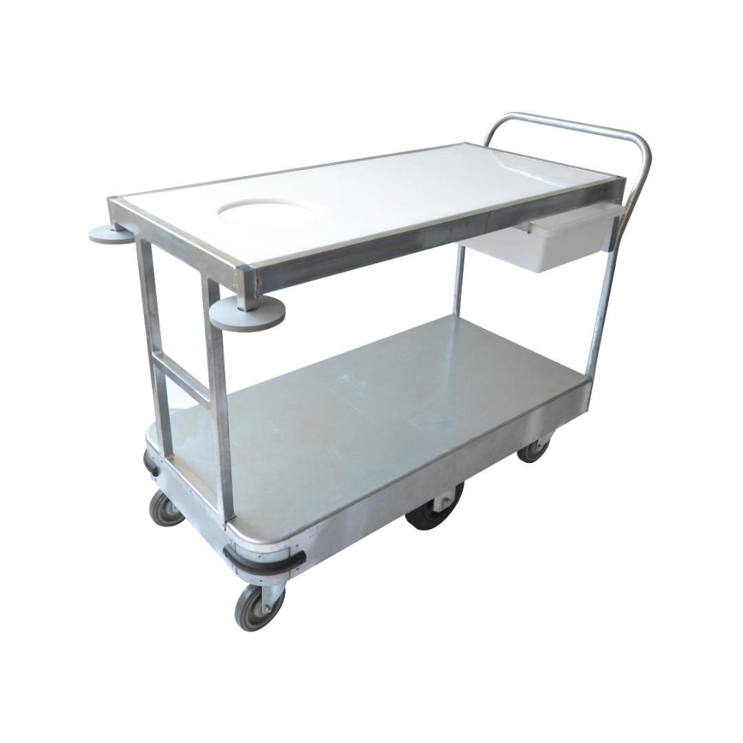 Galvanised Sheet Fruit & Veg Trolley